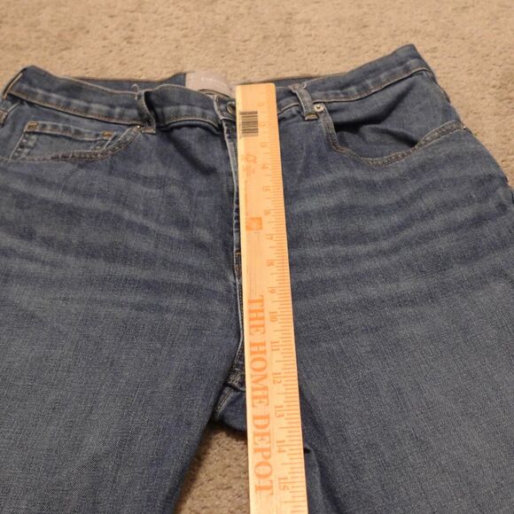 Everlane Women 32 The Cheeky Straight Leg Denim Jeans High Rise Midwash Blue - Picture 6 of 7